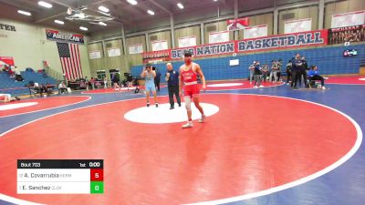 154 lbs Consi Of 8 #2 - Adrian Covarrubia, Kerman vs Evan Sanchez, Clovis North