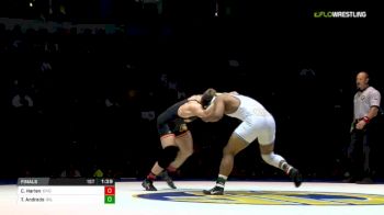 195 lbs Final - Colbey Harlan, Oakdale (SJ) vs Tony Andrade, Gilroy (CC)