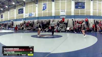 90 lbs Round 1 (4 Team) - Alexander Ponce, Bulldog Premier Wrestling Club vs Fulton Fore, Center Grove Wrestling Club