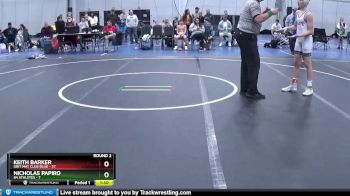 110 lbs Round 2 (6 Team) - Keith Barker, Grit Mat Club Blue vs Nicholas Papiro, 84 Athletes