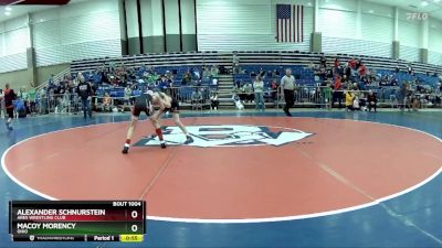 70 lbs Champ. Round 1 - Alexander Schnurstein, Ares Wrestling Club vs Macoy Morency, Ohio