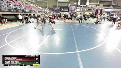 155 lbs 3rd Place Match - Tyler Richter, Wasatch Wrestling Club vs Cali Dupree, Nixa High School Wrestling