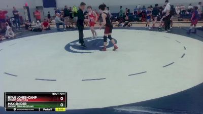 110 lbs Quarterfinal - Max Snider, Ground Zero Wrestling vs Ryan Jones-Camp, Everett Wrestling