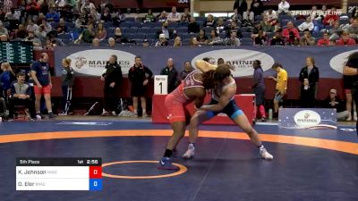 97 kg 5th Place - Khymba Johnson, New York Athletic Club vs Orry Elor, New York Athletic Club