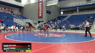 170 lbs Quarters & 1st Wb (16 Team) - Alijah Williams, Osborne vs Najada Morris, Jordan