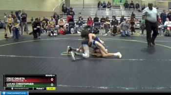 90 lbs Round 4 (6 Team) - Cruz Orueta, Elite Athletic Club vs Lucas Christopher, Michigan Matcats