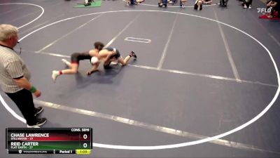 100 lbs Semis & 1st Wrestleback (8 Team) - Chase Lawrence, Stillwater vs Reid Carter, Flat Earth