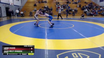 138 lbs Cons. Round 3 - James Mason, Sequim vs David Kelly-Johnson, Olympic