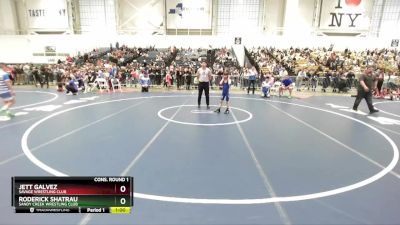 62 lbs Cons. Round 1 - Roderick Shatrau, Sandy Creek Wrestling Club vs Jett Galvez, Savage Wrestling Club