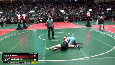 209 lbs Quarterfinal - Wyatt Kaemmerer, GFF2 vs Peyton Simms, RWC3