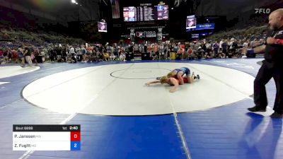 132 lbs Cons 16 #1 - Parker Janssen, Minnesota vs Zan Fugitt, Missouri