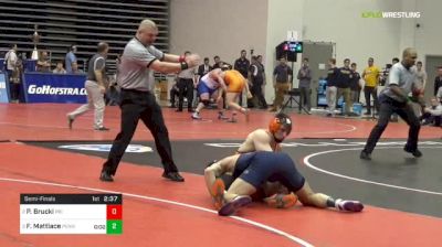 197 lbs Semifinal - Patrick Brucki, Princeton vs Frank Mattiace, Penn