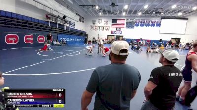 86 lbs Round 4 - Parker Nelson, Riverton USA Wrestling vs Cameron Layher, Douglas WC