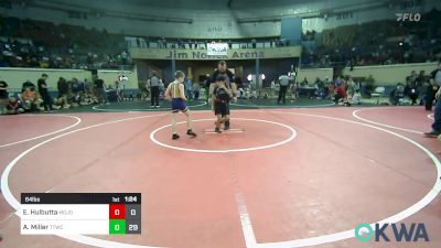 64 lbs Rr Rnd 3 - Evan Hulbutta, Mojo Grappling Academy vs Aj Miller, Team Tulsa Black