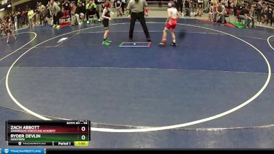 59 lbs Cons. Round 3 - Ryder Devlin, Shootbox vs Zach Abbott, Sanderson Wrestling Academy