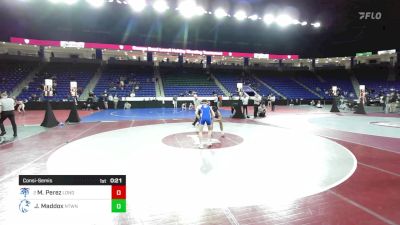 150 lbs Consolation - Manny Perez, Londonderry vs Jake Maddox, Newtown