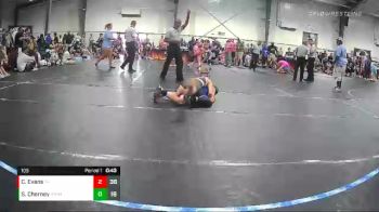 105 lbs Round 5 (6 Team) - Samuel Cherney, Storm vs Carter Evans, Team Palmetto