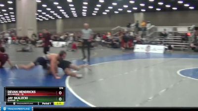 174 lbs Semis & 1st Wrestleback (8 Team) - Jay Skalecki, Queens vs Devan Hendricks, Bellarmine