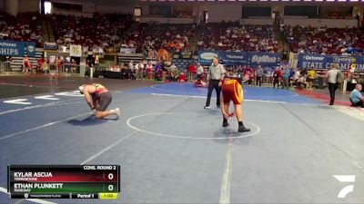 D 2 215 lbs Cons. Round 2 - Kylar Ascua, Terrebonne vs Ethan Plunkett, Parkway