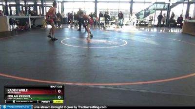 J-15 lbs Quarterfinal - Nolan Kriegel, Krakow Wrestling Club vs Kaden Wiele, West Liberty