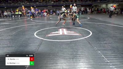 86 lbs Quarterfinal - Vera Konte, Norristown vs Addisyn Richter, Conestoga Valley