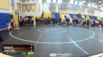 152 lbs Finals (8 Team) - Dylan Fox, Jensen Beach vs Javier Lopez, Zephyrhills Christian