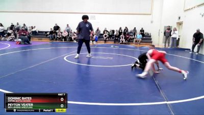 89-92 lbs Round 3 - Dominic Bates, Empire Battle School vs Peyton Veater, Ben Lomond Wrestling