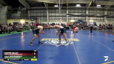 184 lbs Champ. Round 1 - Cooper Kelley, Trinity College (Connecticut) vs Cole Shaughnessy, Roger Williams University