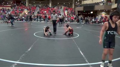 70 lbs Champ. Round 2 - Xaeden Young, Oz Trojan Wrestling Club vs Celvin Holsey, Excelsior Springs Youth Wrestl