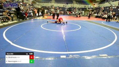 99 lbs Semifinal - Alexandria Skidmore, Independent vs Ella Remington, Skiatook Youth Wrestling