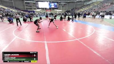 144 lbs Cons. Round 1 - Owen Staat, Thoroughbred Wrestling Academy (TWA) vs Xavier Jackson, Indiana