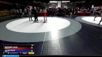 138 lbs Round 4 (16 Team) - Anthony Lucio, OCWA vs Jacob Salas, IEWA