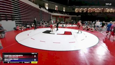 132 lbs Cons. Round 5 - Sawyer Hackbarth, Husky Wrestling Club vs Brayden Mixay, Oklahoma