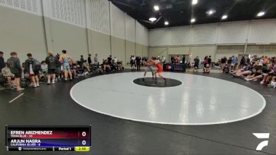 160 lbs Round 4 (6 Team) - Efren Arizmendez, Texas Blue vs Arjun Nagra, California Silver