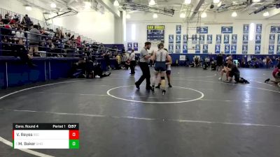 160 lbs Cons. Round 4 - Maia Baker, Santa Monica vs Violet Reyes, Beckman