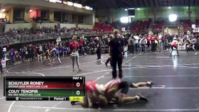 125 lbs Champ. Round 1 - Couy Tenopir, Big Red Wrestling Club vs Schuyler Roney, Broken Bow Wrestling Club