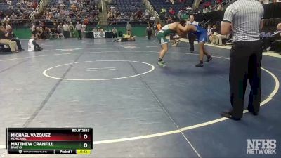 2A 220 lbs Cons. Round 3 - Matthew Cranfill, Bandys vs Michael Vazquez, McMichael