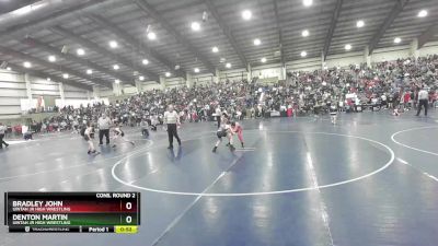 95 lbs Cons. Round 2 - Bradley John, Uintah Jr High Wrestling vs Denton Martin, Uintah Jr High Wrestling