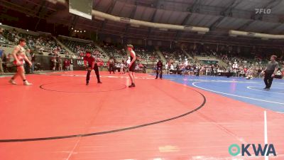 140 lbs Rr Rnd 2 - Logan Bailey, Vinita Kids Wrestling vs Briar James, Sallisaw Takedown Club