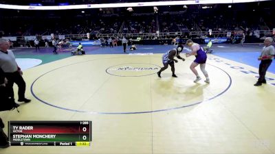 I-285 lbs Quarterfinal - Stephan Monchery, Middletown vs Ty Rader, Victor