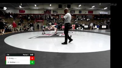 174 lbs Quarterfinal - Dillon Walker, Mercyhurst vs Tre`Vaughn Craig, Central Oklahoma