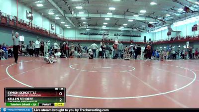 85 lbs Champ. Round 2 - Symon Schoettle, Roncalli Wrestling Foundation vs Kellen Schoeff, Contenders Wrestling Club