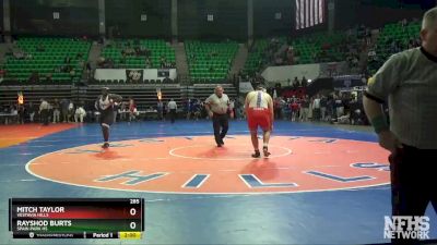 285 lbs Semifinal - MITCH TAYLOR, Vestavia Hills vs Rayshod Burts, Spain Park Hs