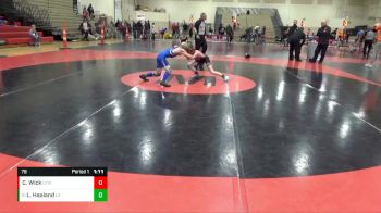 78 lbs 5th Place Match - LeRoy Haaland, Le Sueur-Henderson vs Clayton Wick, Centennial Youth Wrestling