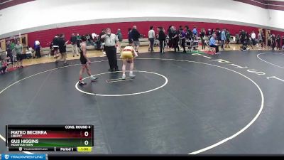 120 lbs Cons. Round 4 - Mateo Becerra, Liberty vs Gus Higgins, Mountain View