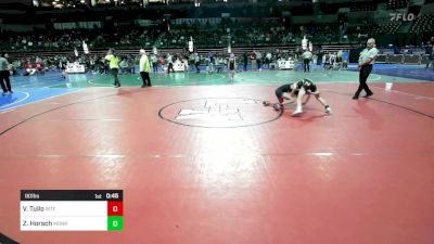 90 lbs Round Of 32 - Vincenzo Tullo, Bitetto Trained Wrestling vs Zack Horsch, Monroe Twp