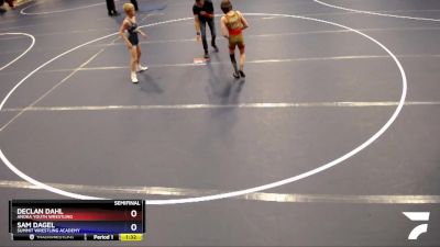 86 lbs Semifinal - Declan Dahl, Anoka Youth Wrestling vs Sam Dagel, Summit Wrestling Academy