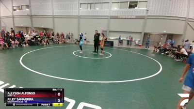 127 lbs Placement Matches (8 Team) - Mya Courtney, Kansas vs Rylee Dearwester, Ohio