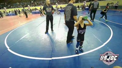 40 lbs Final - Jimmy Pace, Powerhouse Wrestling vs Braxson Bas, Topeka Blue Thunder