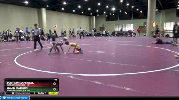 85 lbs Round 2 (6 Team) - Mathew Campbell, Alabama Elite Gold vs Gavin Matheis, Alabama Elite Black&nbsp;